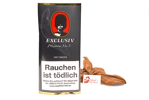 Exclusiv Mixture No. 5 Pfeifentabak 50g Pouch Exclusiv Mixture No. 5 Pfeifentabak 50g Pouch