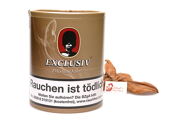 Exclusiv Mixture No. 6 Pipe tobacco 200g Tin Exclusiv Mixture No. 6 Pipe tobacco 200g Tin