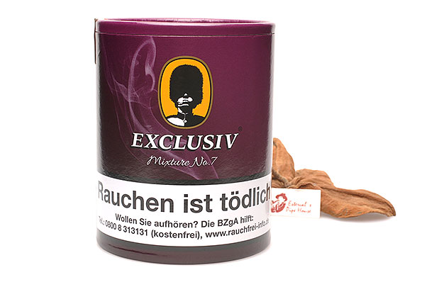 Exclusiv Mixture No. 7 Pipe tobacco 200g Tin Exclusiv Mixture No. 7 Pipe tobacco 200g Tin
