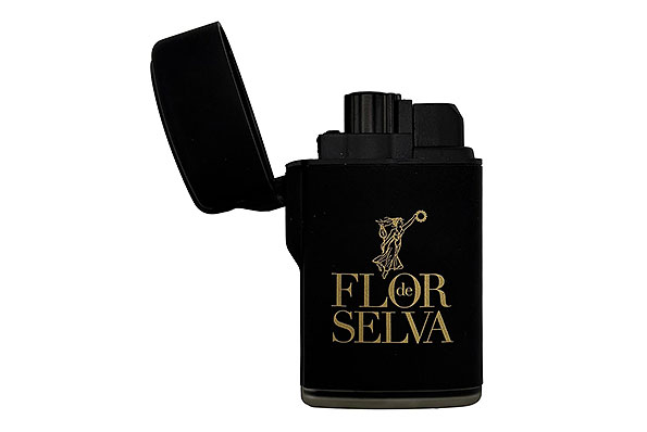 Flor de Selva Single Jet-Flame Lighter Black Flor de Selva Single Jet-Flame Lighter Black