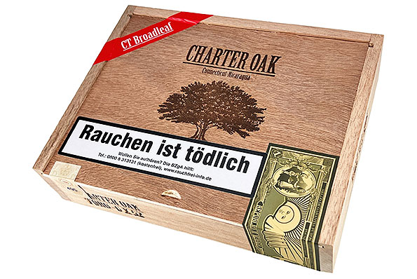 Charter Oak CT Broadleaf Toro 20er Kiste geschlossen