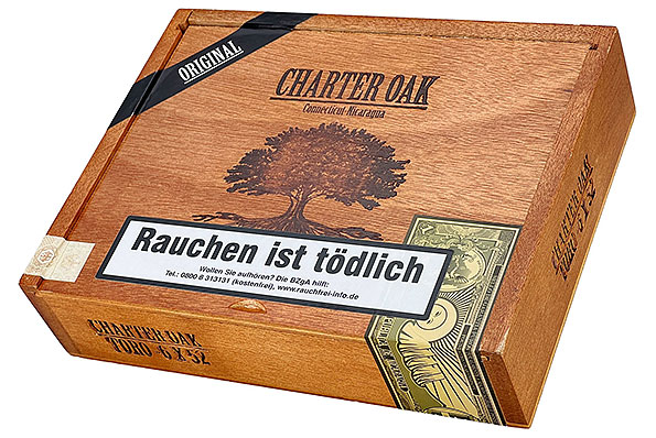 Charter Oak Original Habano Toro 20er Kiste geschlossen