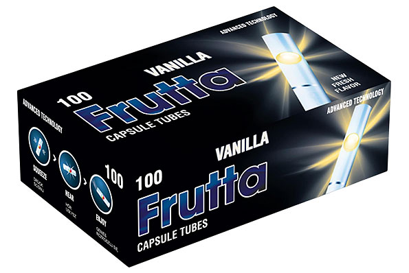 Frutta Filterhülsen Vanilla Kapsel (100 Hülsen) Frutta Filterhülsen Vanilla Kapsel (100 Hülsen)