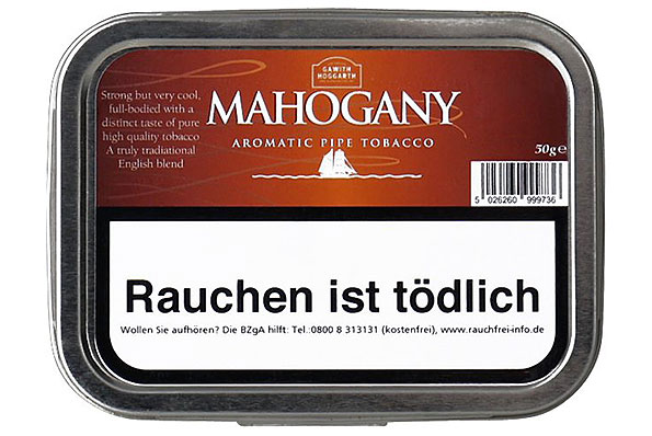 Gawith & Hoggarth Mahogany Flake Pipe tobacco 50g Tin Gawith & Hoggarth Mahogany Flake Pipe tobacco 50g Tin