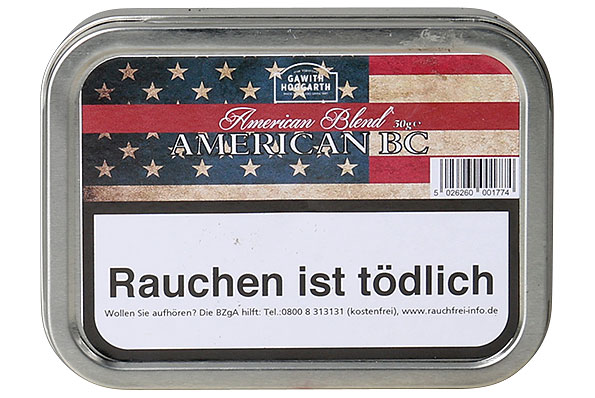 Gawith & Hoggarth American BC Pipe tobacco 50g Tin Gawith & Hoggarth American BC Pipe tobacco 50g Tin