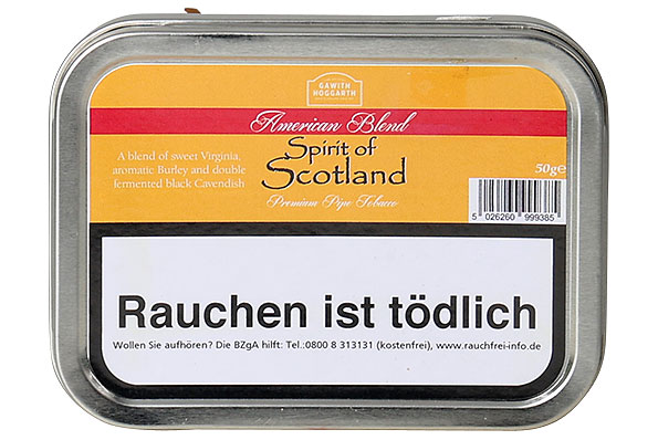 Gawith & Hoggarth Spirit of Scotland Pipe tobacco 50g Tin Gawith & Hoggarth Spirit of Scotland Pipe tobacco 50g Tin