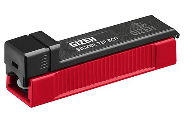 Gizeh Silver Tip Boy black-red Cigarette rolling machine Gizeh Silver Tip Boy black-red Cigarette rolling machine