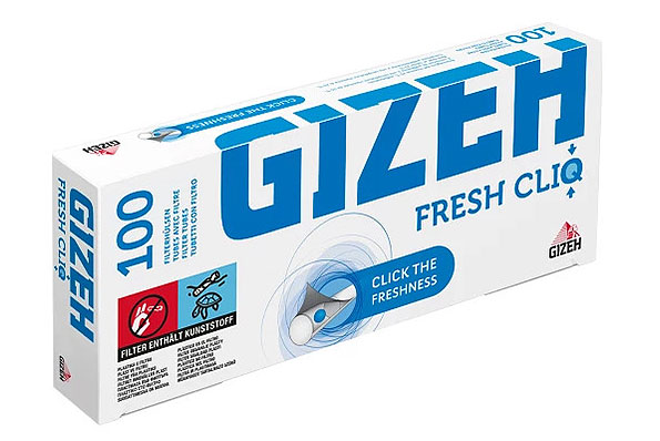 Gizeh Fresh Cliq Filterhülsen Spearmint-Klick (100 Hülsen) Gizeh Fresh Cliq Filterhülsen Spearmint-Klick (100 Hülsen)