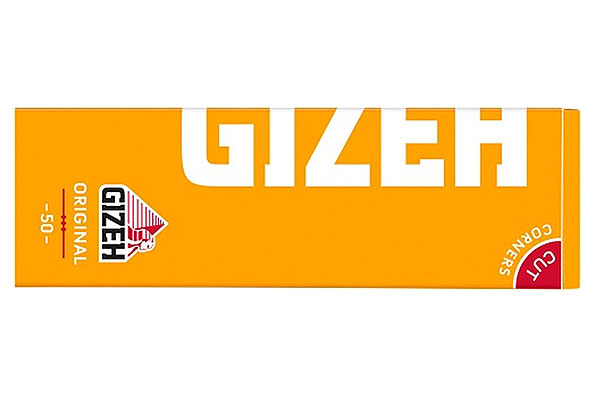 Gizeh Gelb Zigarettenpapier Blisterkarte (50 Bl�tter)