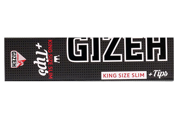 Gizeh Black Extra Fine King Size Slim + Tips (34 Blätter) Gizeh Black Extra Fine King Size Slim + Tips (34 Blätter)