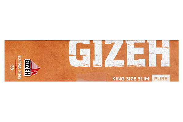 Gizeh Pure Extra Fine King Size Slim (34 Blätter) Gizeh Pure Extra Fine King Size Slim (34 Blätter)