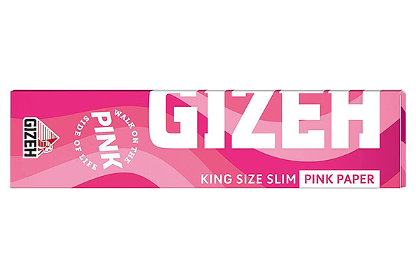 Gizeh Pink King Size Slim Zigarettenpapier (34 Blätter) Gizeh Pink King Size Slim Zigarettenpapier (34 Blätter)