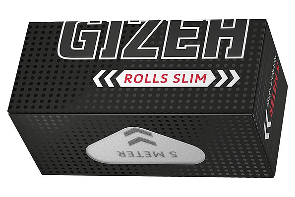 Gizeh Black Extra Fine Rolls Slim Zigarettenpapier (5m Rolle)