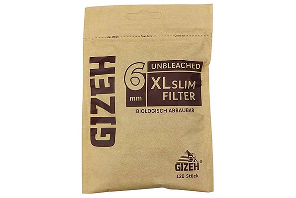 Gizeh Pure XL Slim Filters 6mm (120 Filters) Gizeh Pure XL Slim Filters 6mm (120 Filters)