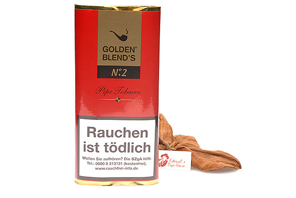 Golden Blend´s No 2 Pfeifentabak 50g Pouch  Golden Blend´s No 2 Pfeifentabak 50g Pouch