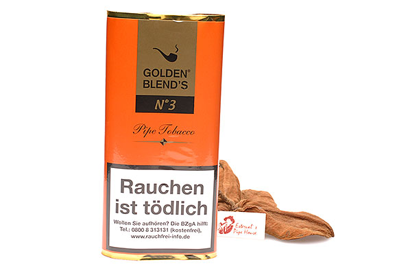 Golden Blend´s No 3 Pfeifentabak 50g Pouch  Golden Blend´s No 3 Pfeifentabak 50g Pouch