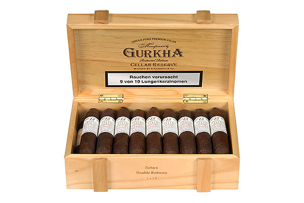 Gurkha Cellar Reserve 15 Years Solara 20 Cigars Gurkha Cellar Reserve 15 Years Solara 20 Cigars
