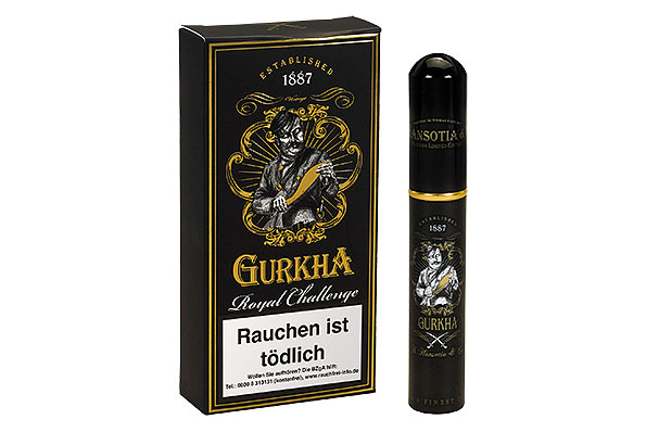 Gurkha Royal Challenge Tubos (Toro) 3 Zigarren Gurkha Royal Challenge Tubos (Toro) 3 Zigarren