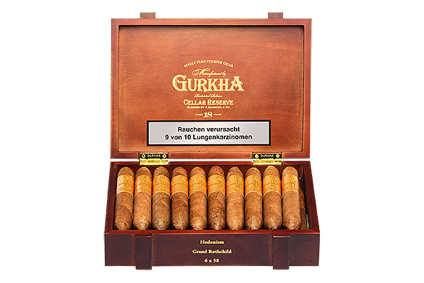 Gurkha Cellar Reserve 18 Years Hedonism 20 Zigarren Gurkha Cellar Reserve 18 Years Hedonism 20 Zigarren