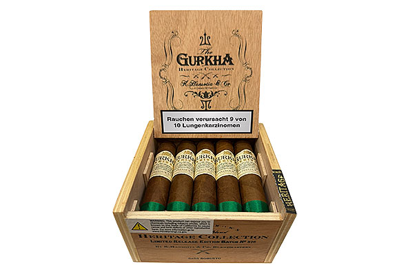 Gurkha Heritage Natural Robusto (Robusto) 15 Zigarren Gurkha Heritage Natural Robusto (Robusto) 15 Zigarren