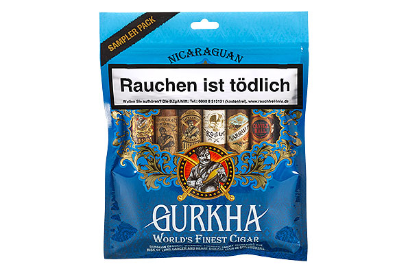Gurkha Nicaragua Blue Box Toro Sampler 6 Cigars Gurkha Nicaragua Blue Box Toro Sampler 6 Cigars