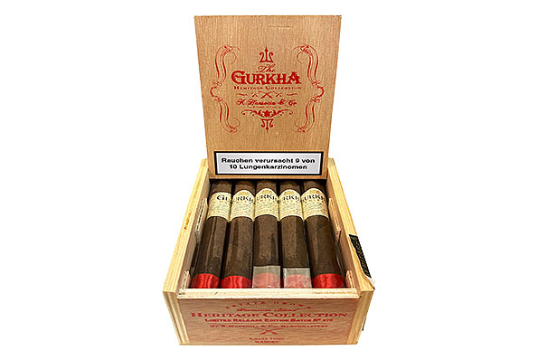 Gurkha Heritage Maduro Toro (Toro) 15 Zigarren Gurkha Heritage Maduro Toro (Toro) 15 Zigarren