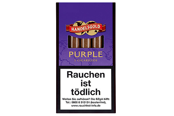 Handelsgold Sweet Cigarillos Purple 5 Zigarillos