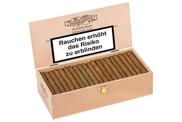 Handelsgold Fehlfarben Export 100 (Entreactos) 100 Zigarren