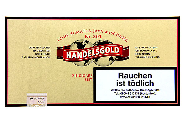 Handelsgold Sumatra Cigarre No. 301 (Perfecto) 50 Cigars