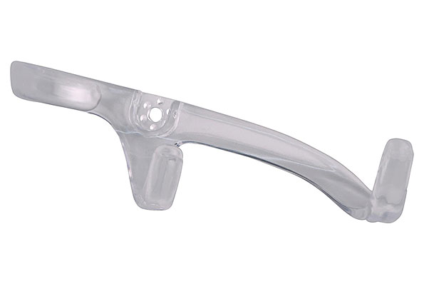 Acrylic pipe hanger for self-assembly for 1 pipe  Acrylic pipe hanger for self-assembly for 1 pipe