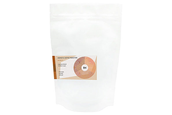 Hermetic Coffee Roasters B4 Espresso Blend 250g Paket Hermetic Coffee Roasters B4 Espresso Blend 250g Paket