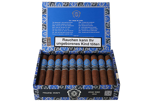 Hiram & Solomon Fellow Craft Oscuro Gran Toro 20 Cigars Hiram & Solomon Fellow Craft Oscuro Gran Toro 20 Cigars