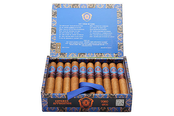 Hiram & Solomon Entered Apprentice Toro 20 Cigars Hiram & Solomon Entered Apprentice Toro 20 Cigars