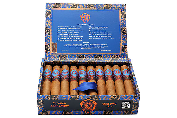 Hiram & Solomon Entered Apprentice Gran Toro 20 Zigarren Hiram & Solomon Entered Apprentice Gran Toro 20 Zigarren