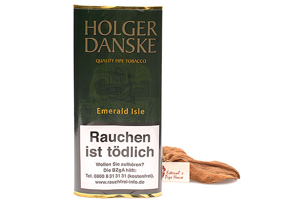 Holger Danske Emerald Isle Pipe tobacco 40g Pouch  Holger Danske Emerald Isle Pipe tobacco 40g Pouch