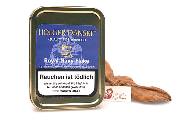 Holger Danske Royal Navy Flake Pfeifentabak 50g Dose