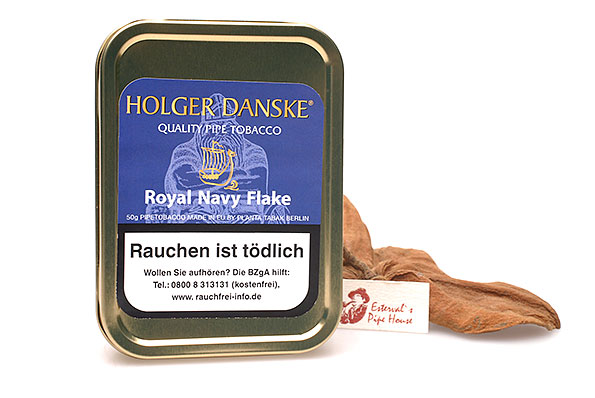 Holger Danske Royal Navy Flake Pipe tobacco 50g Tin
