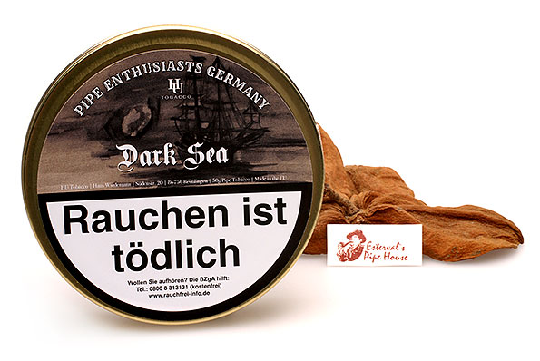 HU-tobacco Dark Sea Pipe tobacco 50g Tin HU-tobacco Dark Sea Pipe tobacco 50g Tin
