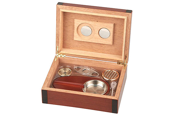Zigarren Humidor-Set Cherry 2-tone Kirschoptik inkl. Zubehör Zigarren Humidor-Set Cherry 2-tone Kirschoptik inkl. Zubehör