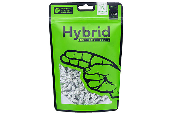 Hybrid Supreme Aktivkohlefilter 6,4mm (250 Filter) Hybrid Supreme Aktivkohlefilter 6,4mm (250 Filter)