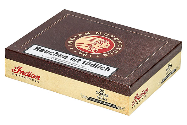 Indian Motorcycle Maduro Toro 20er Kiste geschlossen