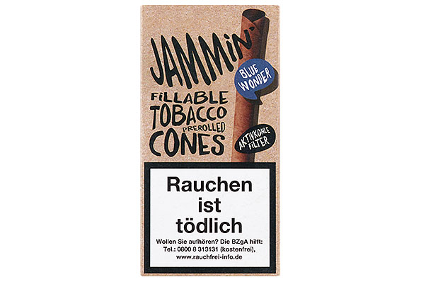 Jammin' Tobacco Cones Blue Wonder (Berries) 2 Pieces  Jammin' Tobacco Cones Blue Wonder (Berries) 2 Pieces