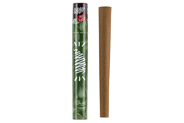 Jammin' Hemp Cone Red Lust (Strawberry) 1 Piece  Jammin' Hemp Cone Red Lust (Strawberry) 1 Piece