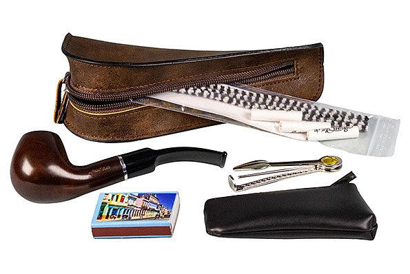 Jean Claude Beginner Set brown Leather Look Bent smooth Jean Claude Beginner Set brown Leather Look Bent smooth