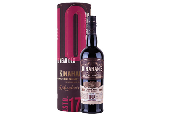 Kinahan's 10 J. Irish Single Malt Whiskey 46% vol. 0,7l