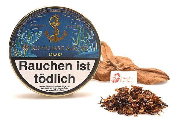 Caribbean Blue Drake Pipe tobacco 50g Tin Caribbean Blue Drake Pipe tobacco 50g Tin