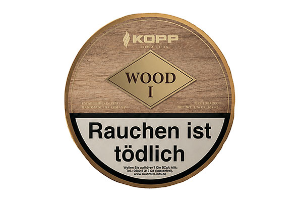 Kopp Tobaccos Wood 1 Pfeifentabak 50g Dose