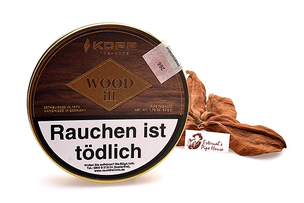 Kopp Tobaccos Wood 3 Pfeifentabak 50g Dose Kopp Tobaccos Wood 3 Pfeifentabak 50g Dose