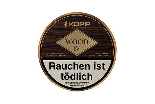 Kopp Tobaccos Wood 4 Pfeifentabak 50g Dose