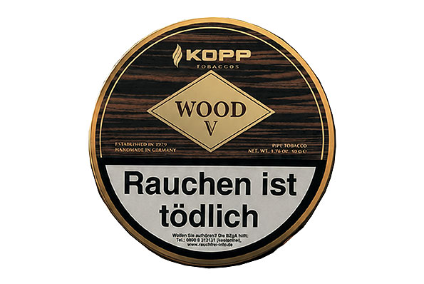 Kopp Tobaccos Wood 5 Pipe tobacco 50g Tin
